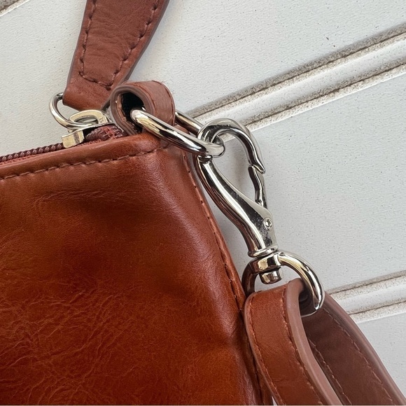 Miche Dee Brown Pink Crossbody Chevron Purse Bag. - Picture 12 of 12